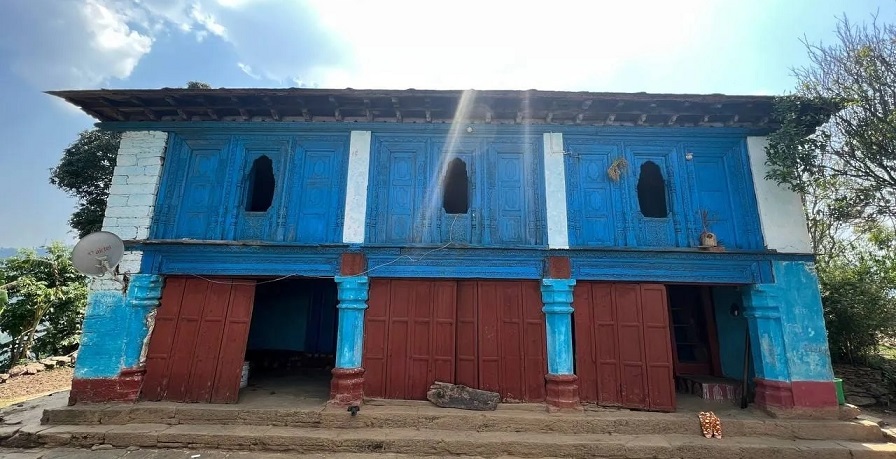 the author's ancestral house in balna village near lohaghat.