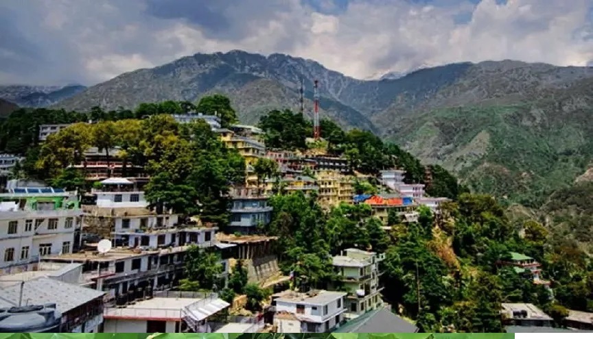 Panoramic view of Mcleodganj.