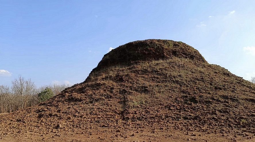 An ancient buddhist stupa.