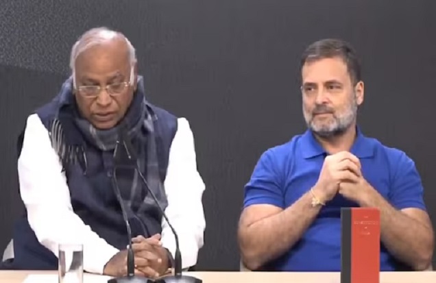 mallikarjun kharge and rahul gandhi