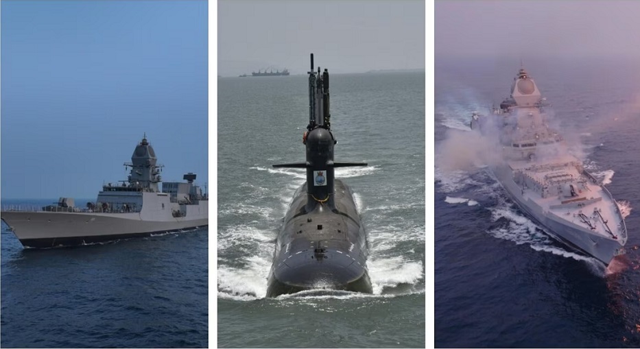 ins surat, ins nilgiri and ins vagsheer